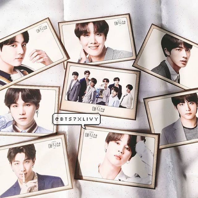 BTS 5th Muster Magic Shop LG U+ 5G Booth Playzone Photo Card