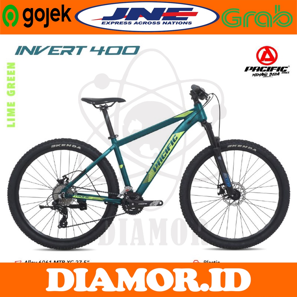 Sepeda Gunung MTB 26 inch Pacific Invert 400 Shimano Tourney Alloy 16 Speed