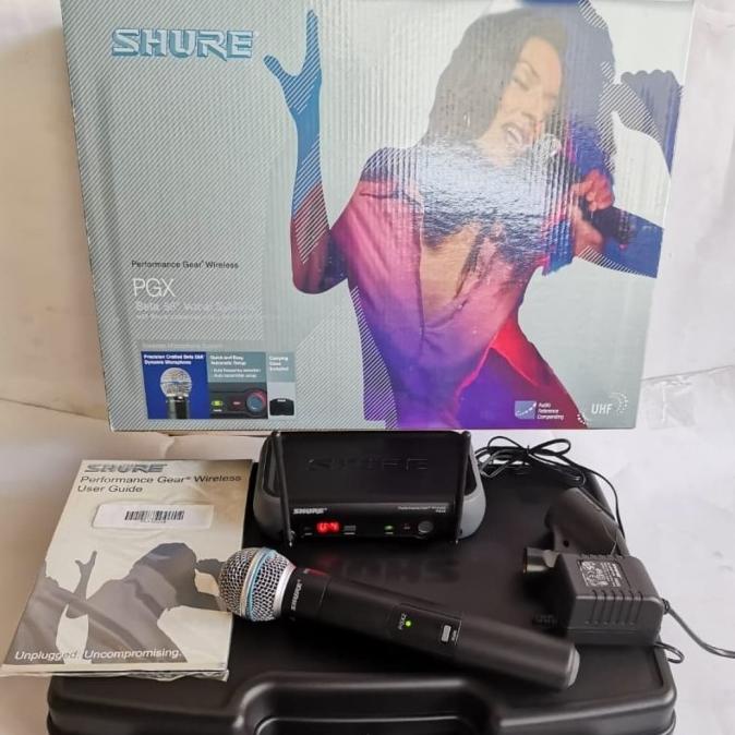 Mic wireless shure PGX 4 BETA 58 (Single Mic )