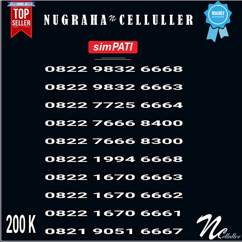 Nomor Cantik Simpati Triple 70 666 Murah