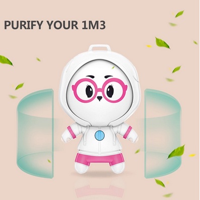 Kalung Air Purifier / Freshner / Ionizer / Ion Negatif Mini Portable Tidak Berisik Untuk Anak / Dewasa-6