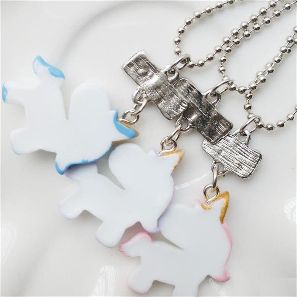 R-flower 3PCs/Set Bff Kalung Hadiah Fashion Best Friend Forever Bead Chain
