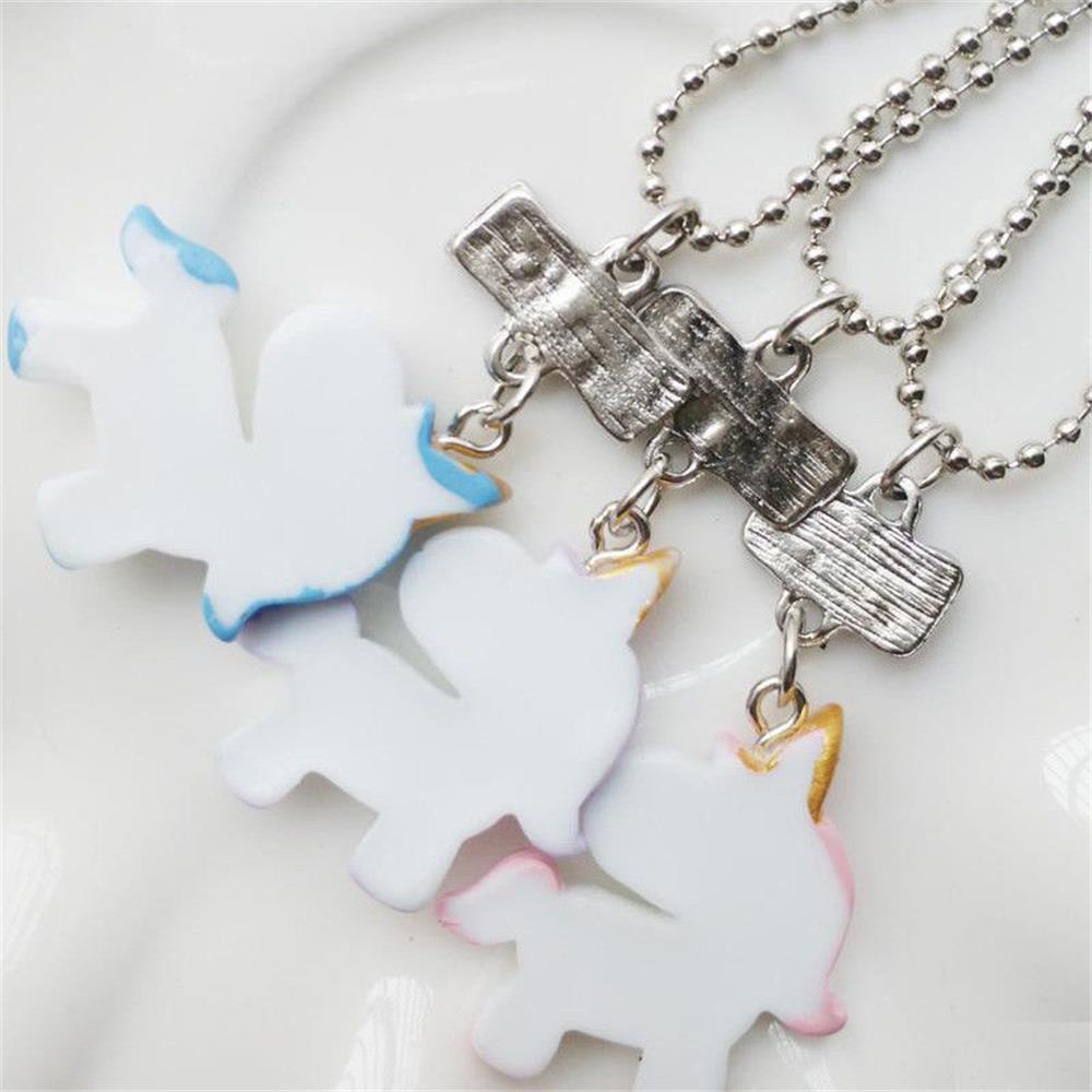 Lily 3PCs/Set Bff Kalung New Best Friend Forever Jewelry Manik Rantai