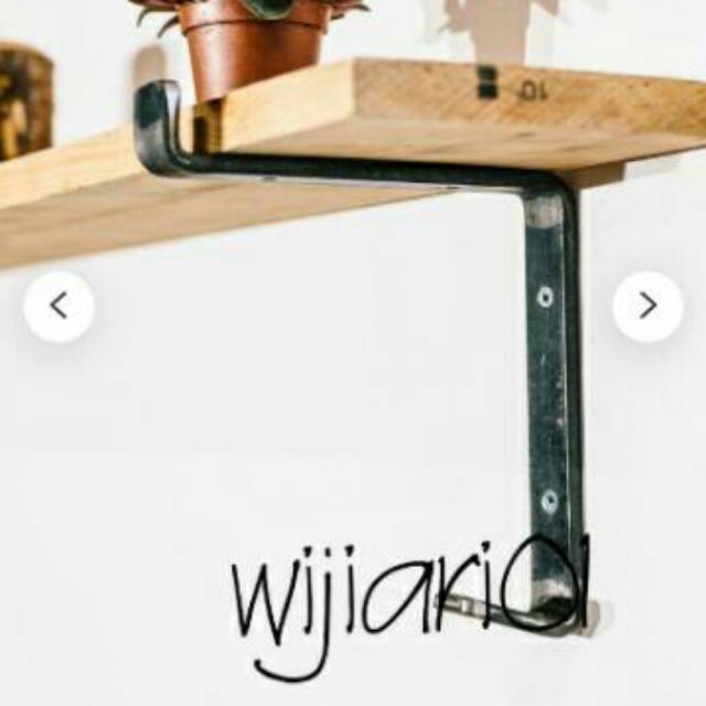 siku meja dinding ambalan  rak siku tempel tembok rak siku ambalan besi siku rak buku