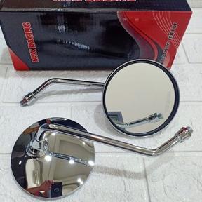 Special - Kaca Spion Tipe Vespa Model Reto Classic Bulat Full Crom Drat Yamaha Honda c50 c70 c90 Chr