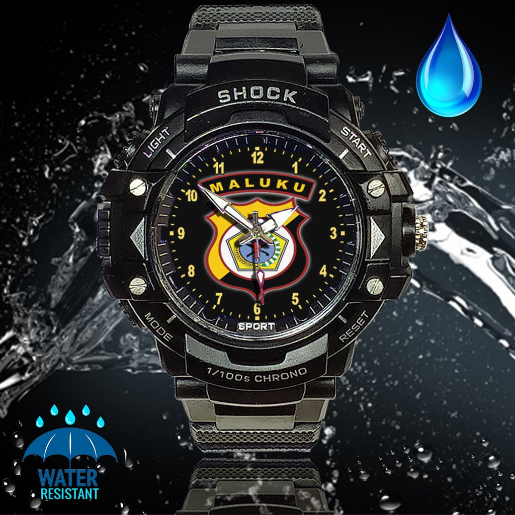 (JOS GANDOS BOS) Jam Tangan POLDA MALUKU (Exclusive)