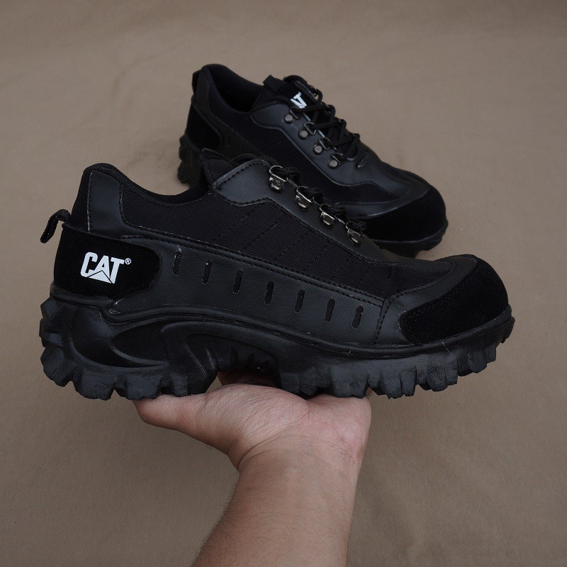 SEPATU PRIA BOOTS SAFETY LOW PENDEK KERJA PROYEK GUNUNG HIKING CATERPILLAR ORIGINAL KUALITAS