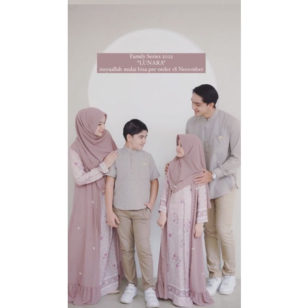 READY Siap Kirim Lunara Family Series by Gerai Aliyah