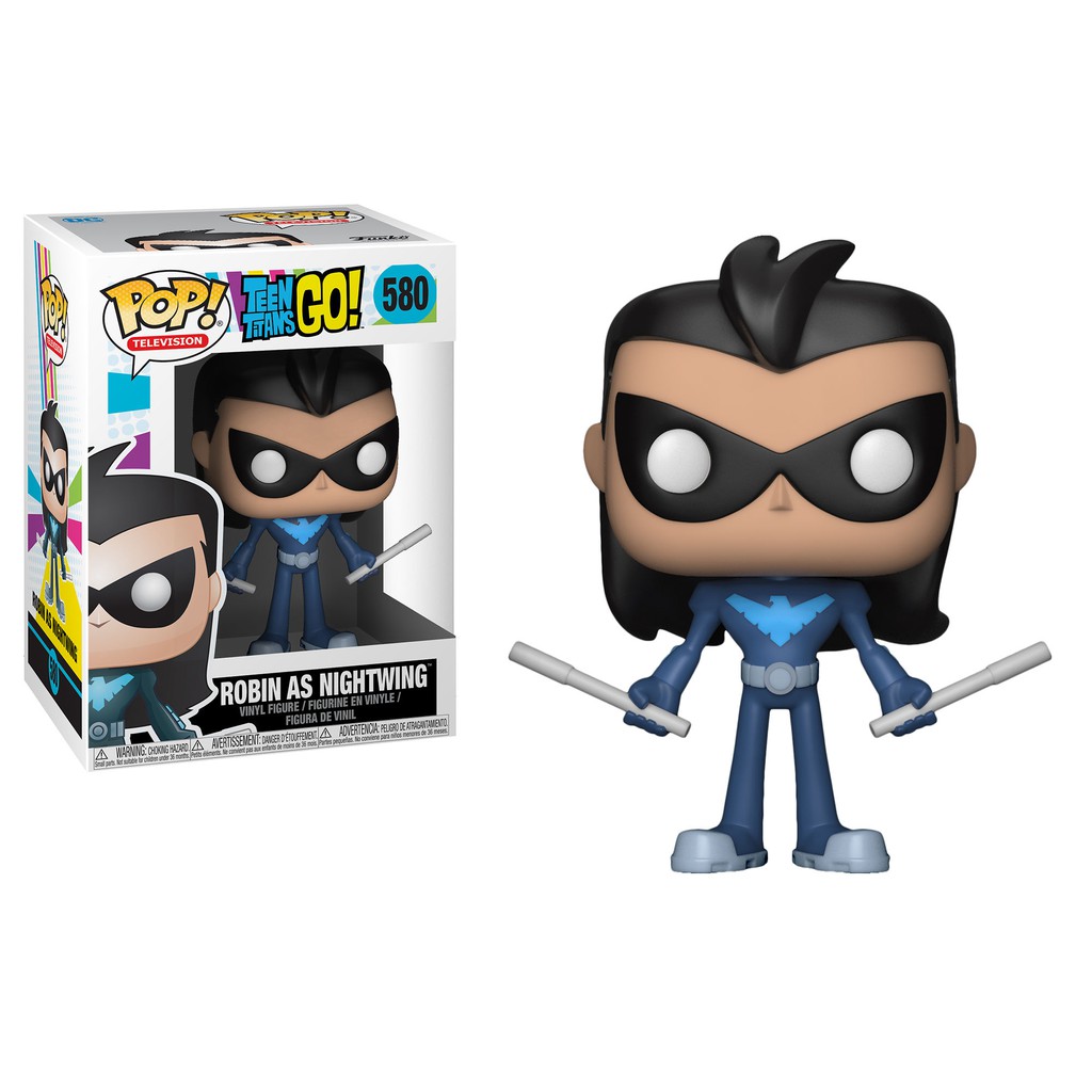 

Funko Pop TV Teen Titans Go Robin as Nightwing