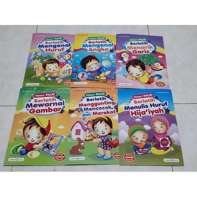 Buku Anak PAUD Ukuran Besar - Paket Seri Anak PAUD