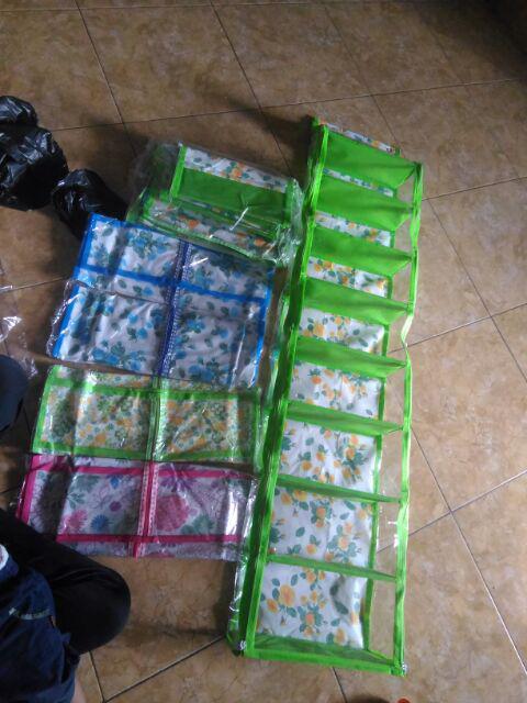 [termurah+bonus] Termurah Set 3in1 Organizer Full Resleting | Hanger Jilbab Tas Sepatu | Hbo Hso Hjo