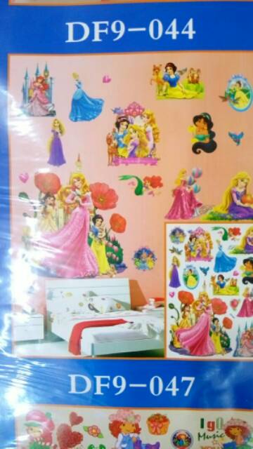 Sticker 5D Room Decor Princess DF9-044