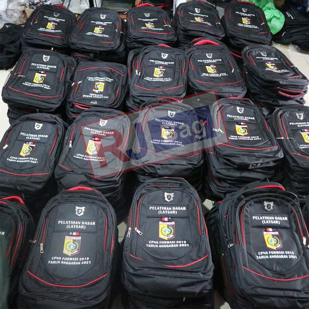 JUAL TAS GROSIR SEMINAR PROMOSI PRODUKSI RANSEL PEMERINTAH DINAS LATSAR CPNS FORMASI FORMAL MURAH