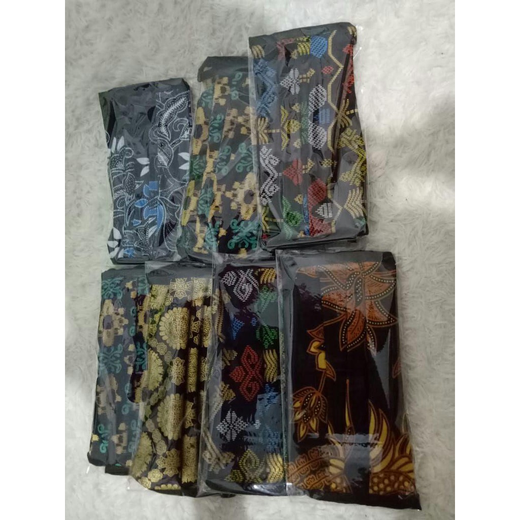 MASKER BATIK PELINDUNG WAJAH DARI DEBU