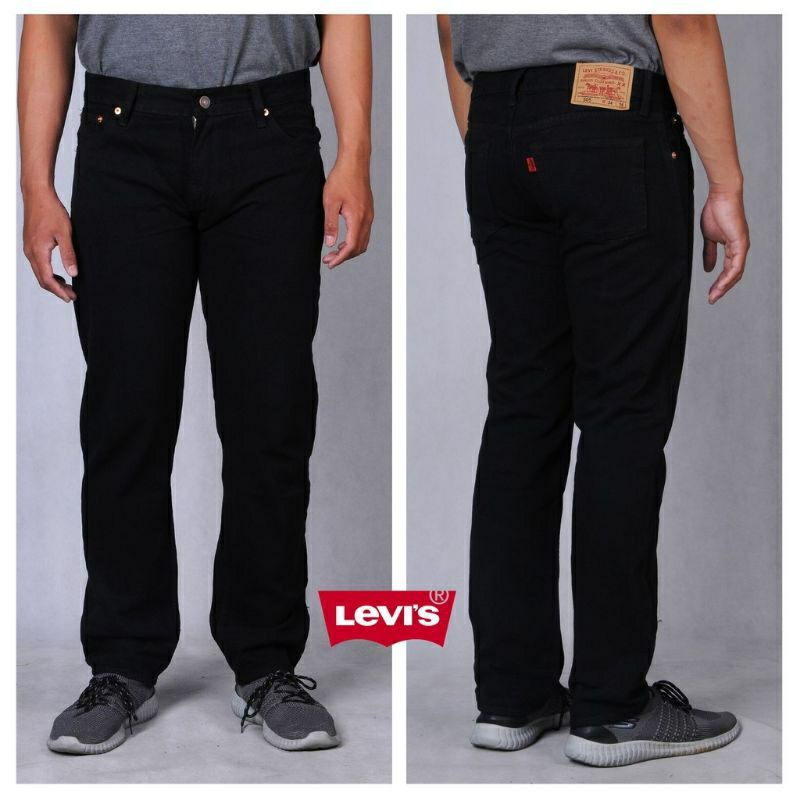 Celana Jeans Pria Panjang Standart Fit/ Jeans Reguler Pria Basic Celana Panjang Terbaru Model levis