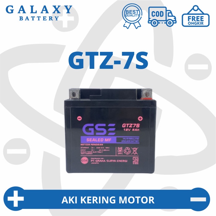 Jual Aki Motor Verza 150 Megapro: CBR 150/CB 150 Street Fire GTZ-7S GS