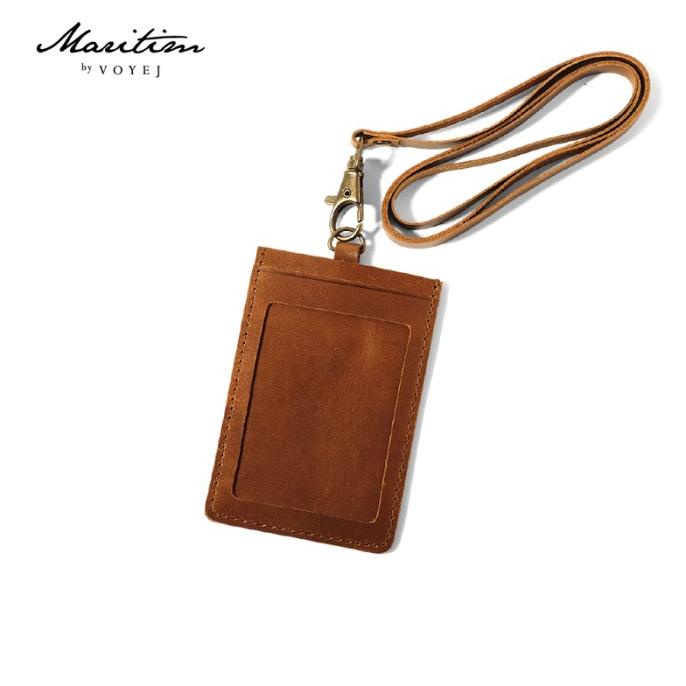 

(((BISA COD))) MARITIM Kei ID Card Lanyard - Lanyard ID Kulit Asli PROMOKode 2844