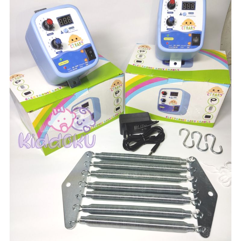 RECOMMENDED | MERK TERLARIS | Ayunan Bayi Elektrik | Ayunan Listrik GT BABY | SPACE BABY 7 per-3