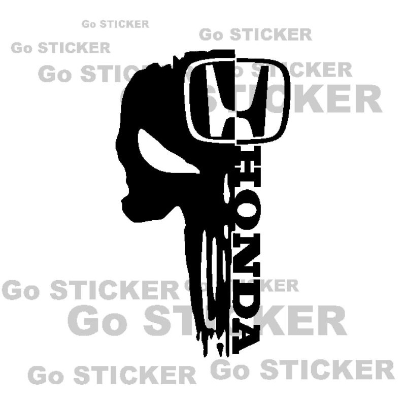 

sricker honda skull#honda
