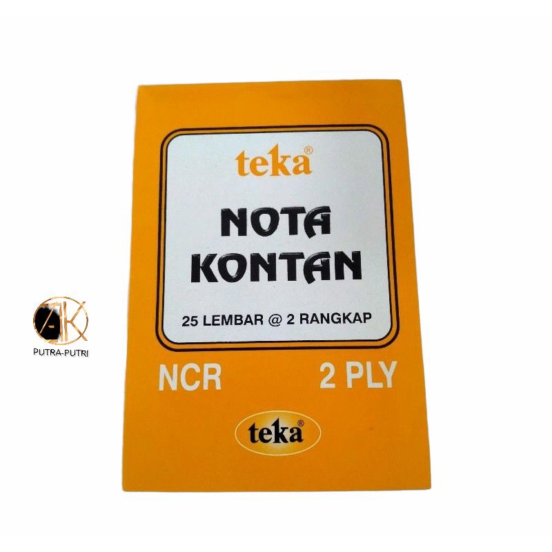 

Nota kontan 2ply