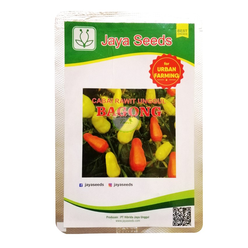 Benih Cabai Rawit / Biji Bibit Cabai Rawit Kemasan Asli - BAGONG