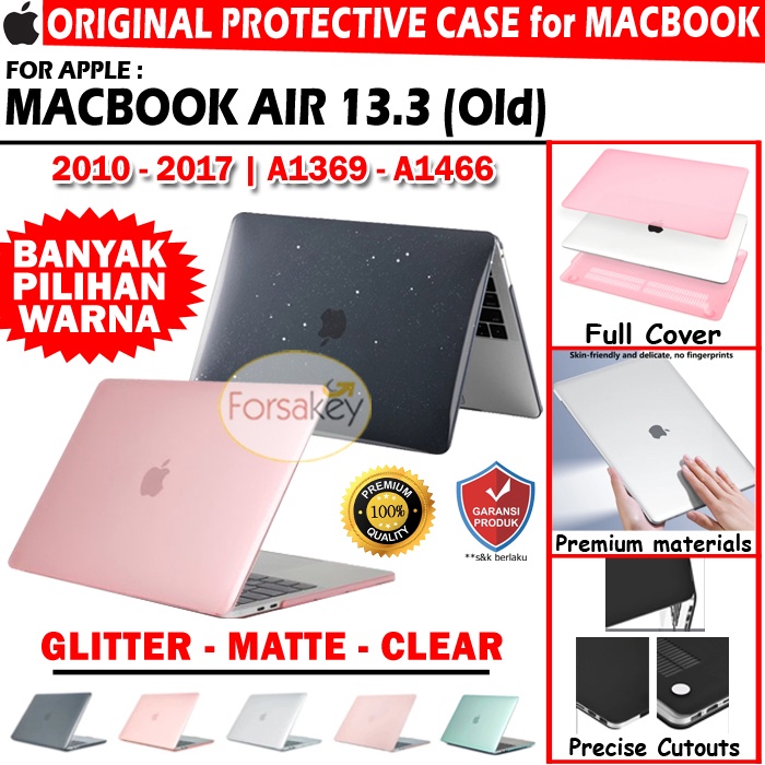 Macbook Air 13 Inch 2011 2012 2013 2014 2015 2017 A1369 Hard Case Casing Cover Kesing Pelindung Body