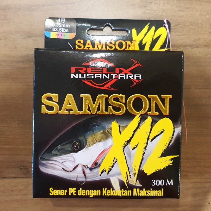 Senar PE Samson X12-300m Pe.4 Relix Nusantara