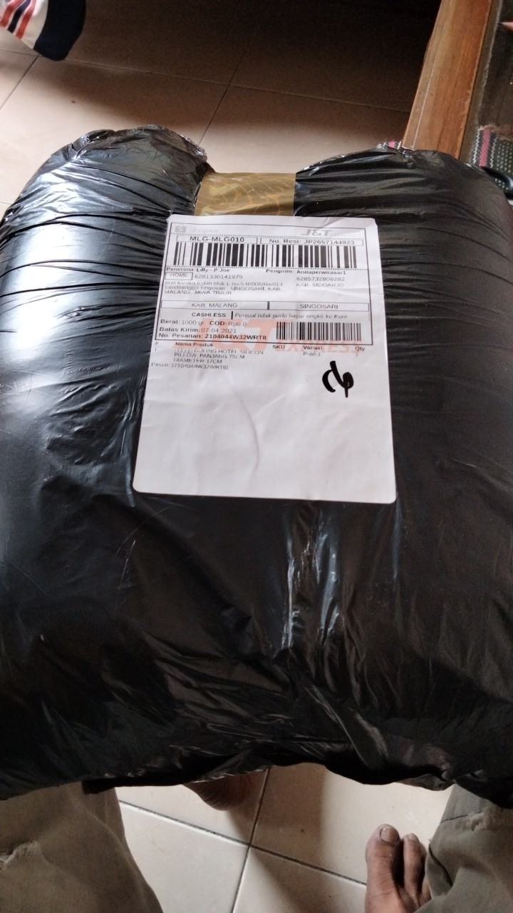 ⭐⭐⭐⭐⭐ Guling Hotel Silicon Pillow, Panjang 75cm Diameter 17cm