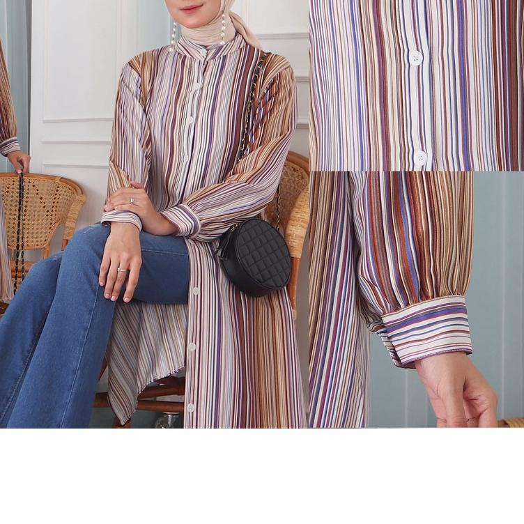 ◙ LONG TUNIK SHAKILA MOTIF - TUNIK KOTAK 800 ▼