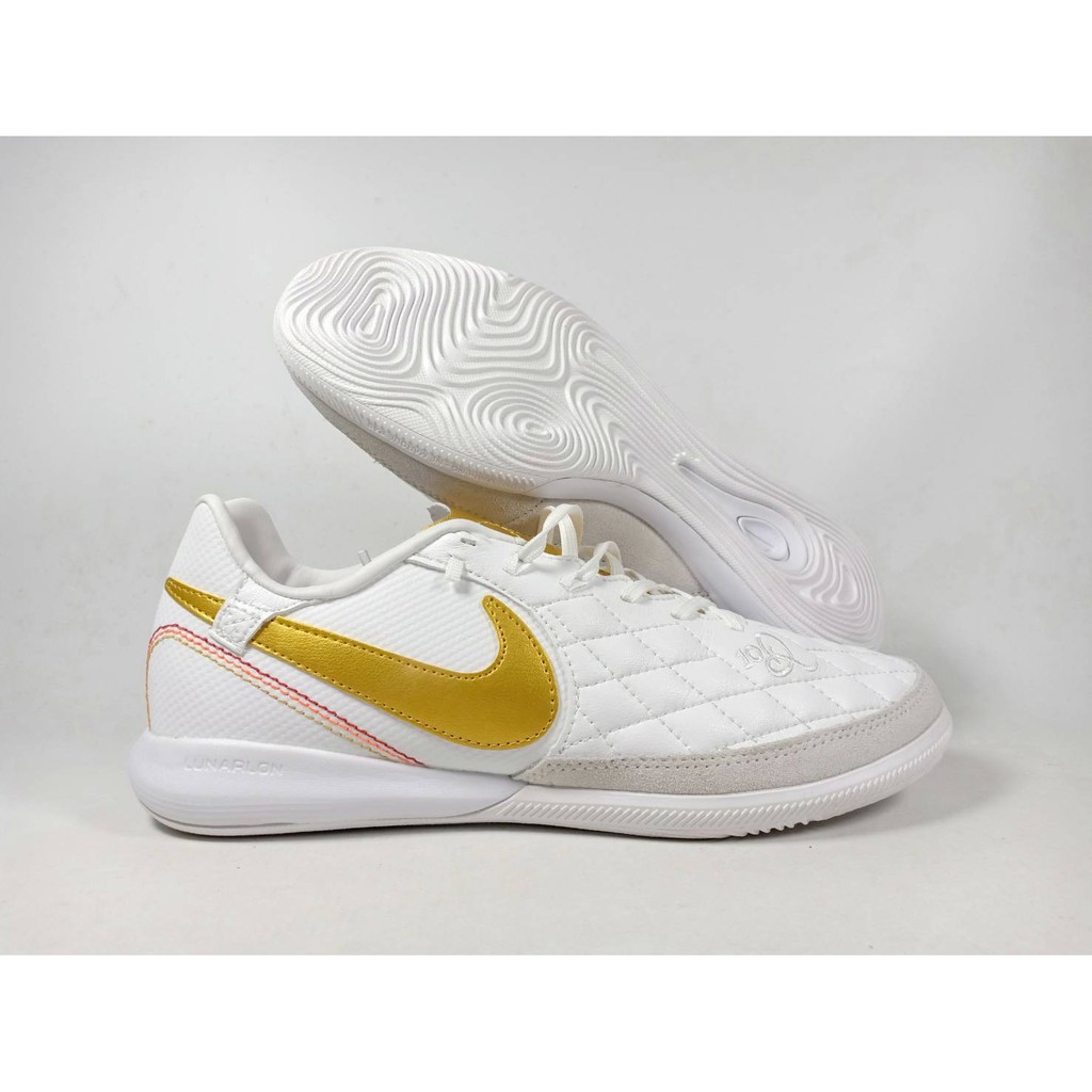 Sepatu Futsal Nike Tiempo X Finale 10R Barcelona  White