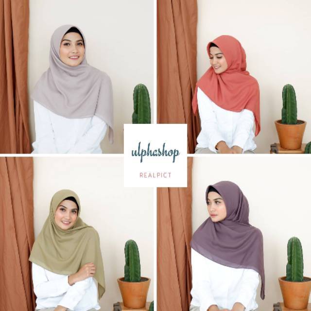 JILBAB SEGIEMPAT VOAL SUPERFINE / VOAL SAHARA SUPERFINE