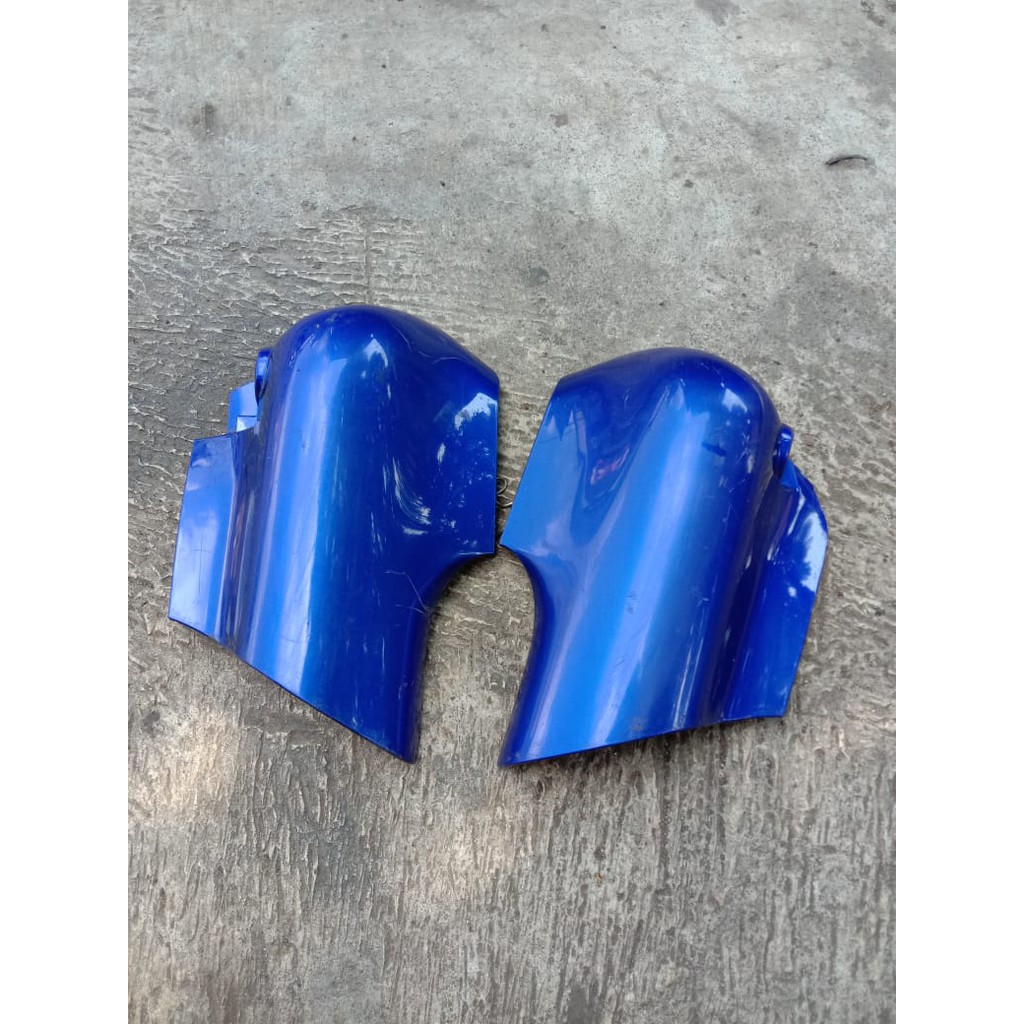 Cover tutup shockbreaker shock depan Yamaha Jupiter z original biru