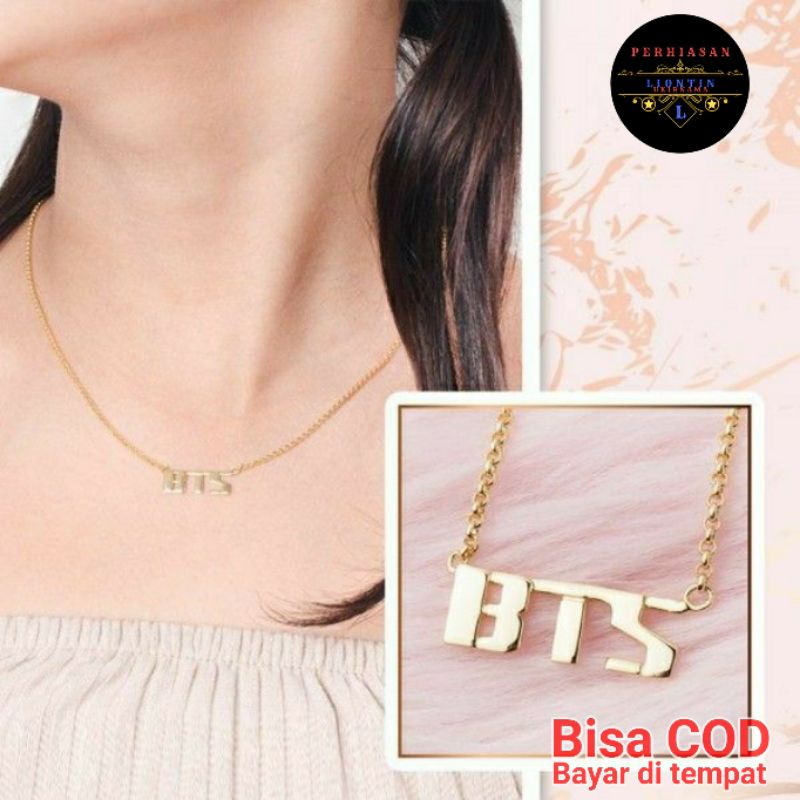 KALUNG UKIR NAMA BTS ARMY LAPIS EMAS 24K | ANTI KARAT DAN ANTI LUNTUR