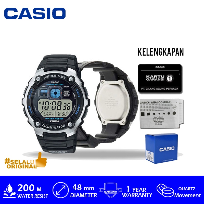 Casio General AE-2000W-1AVDF/AE2000W1AVDF/AE2000W Original
