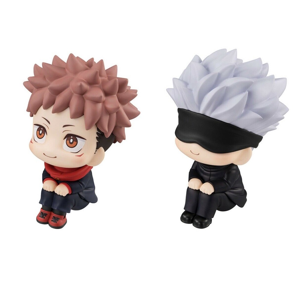 Action Figure Anime Jujutsu Kaisen Gojo Satoru Itadori Yuji Look Up Bahan Pvc