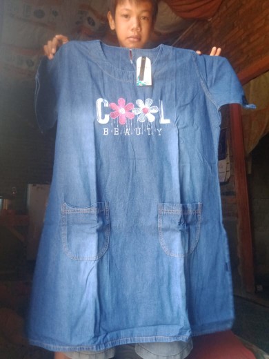 Size Jumbo Ld 116 Sienta Dress Aplikasi Bordir Asli