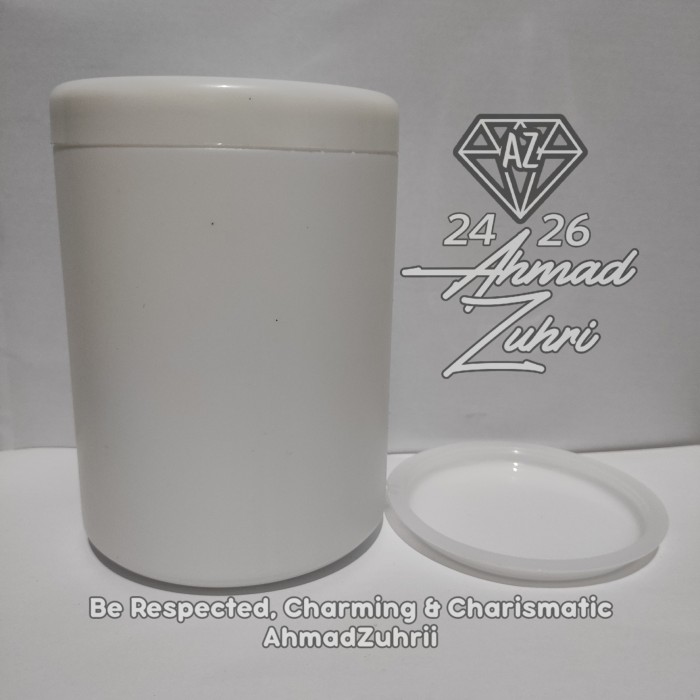 Promo Spesial - Pot Lulur 1000Gr + Inner Model Tinggi - Toples Plastik 1000Ml + Inner - 50Pcs
