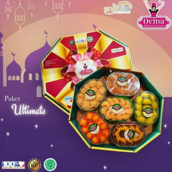 

Hampers Parcel Ramadhan Idul Fitri Paket Kue Kering Ovina Platinum