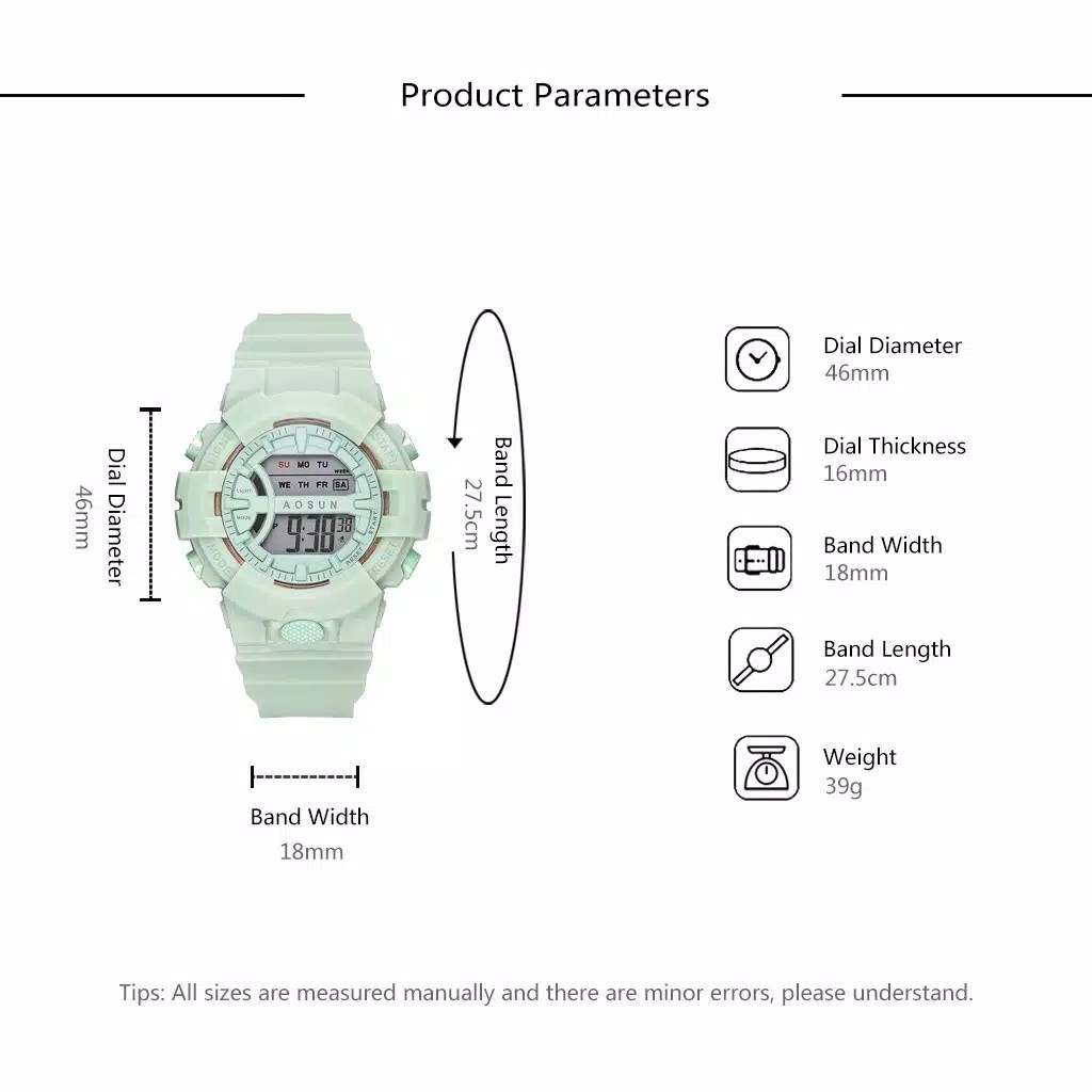 TERBARU JAM TANGAN WANITA DIGITAL KOREAN STYLE TALI WARNA