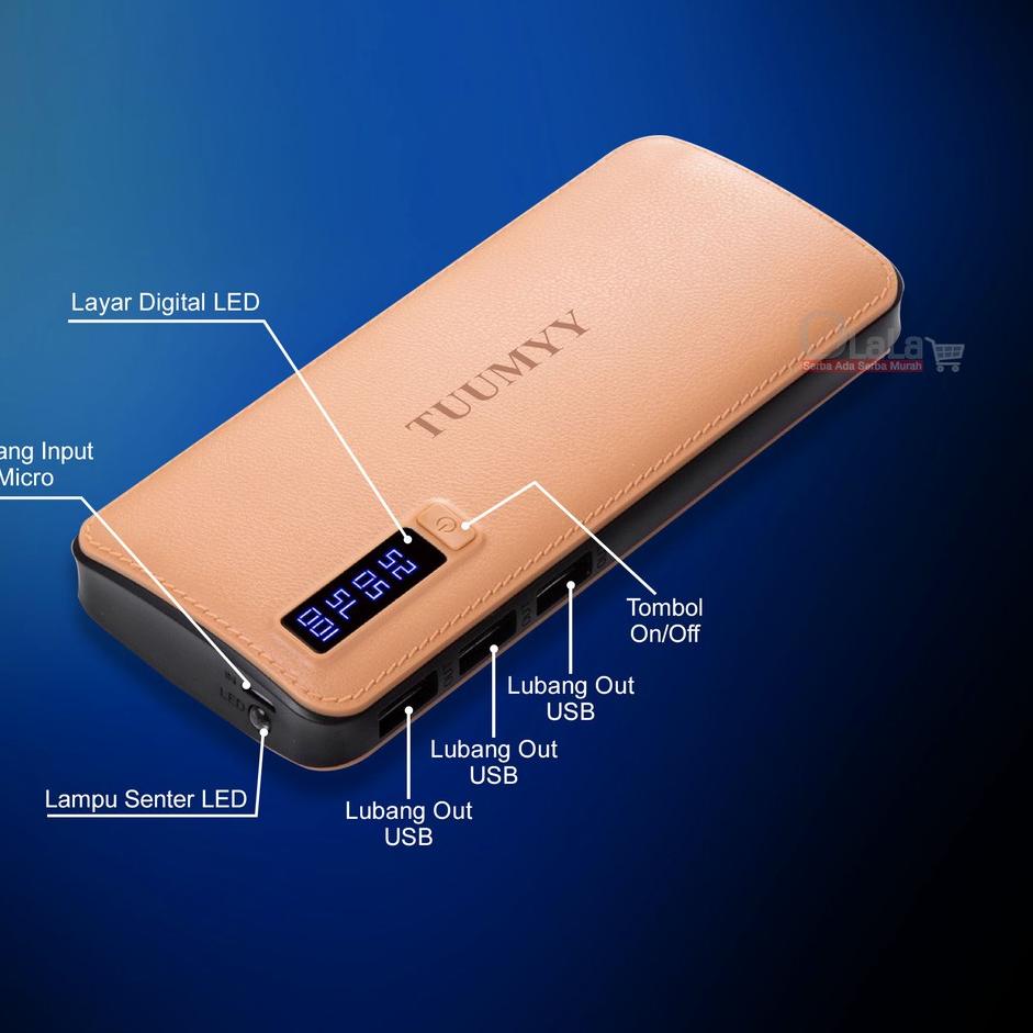 "MX.19Au22ј" Powerbank 9000 /12000mAh 3USB FLASH OLL-3U