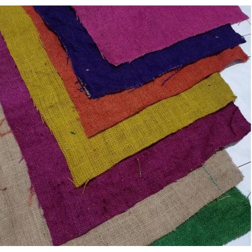 Colorful Burlap Fabric - Kain Goni Burlap Warna (50x40cm)