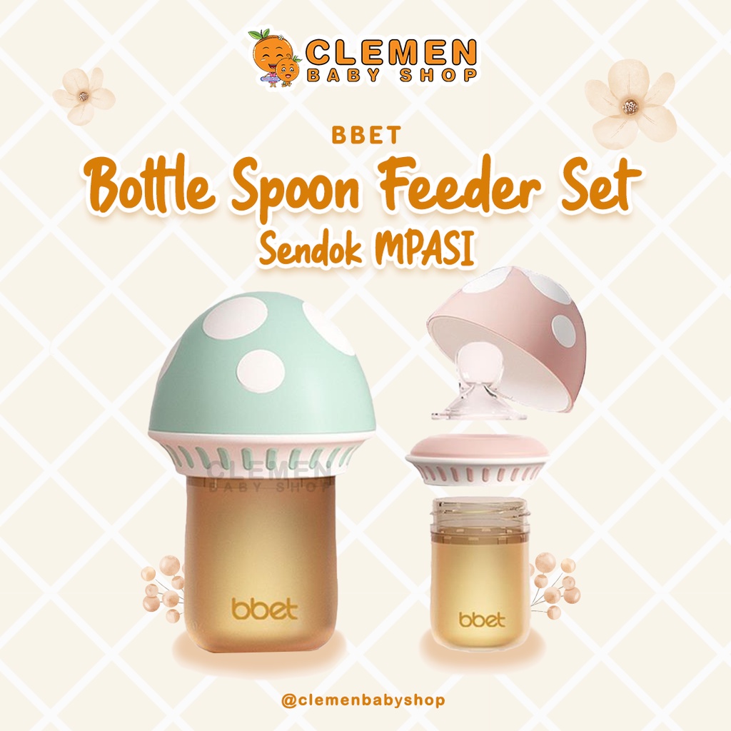Coconi BBET Bottle Spoon Feeder Set Multifungsi ( sendok makan silikon MPASI )