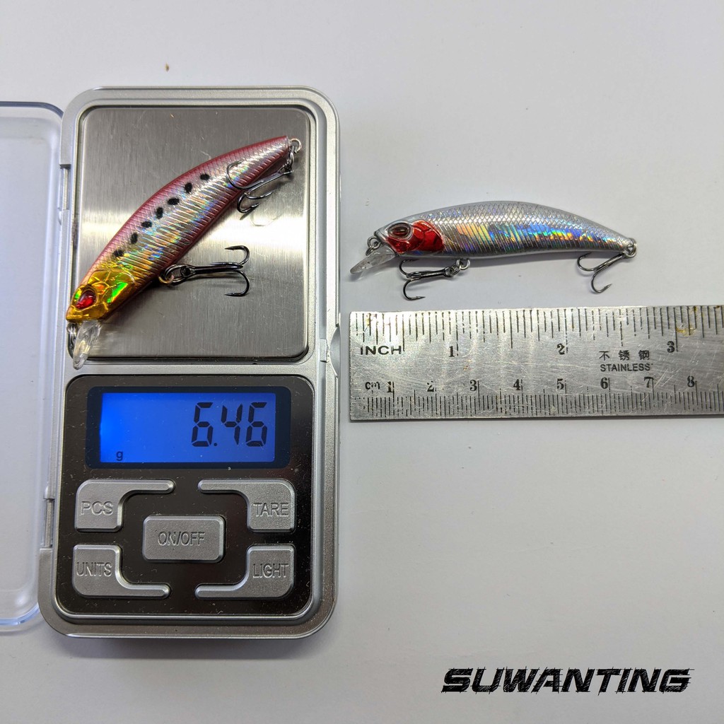 Umpan Lure Minnow 60mm Replika Duo Ryuki 60s UL Berat 6.5g