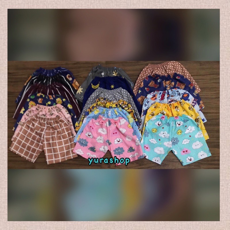 Ready Stock!! Celana Harian Anak 1-12 thn / celana anak harian motif lucu / celana kulot anak