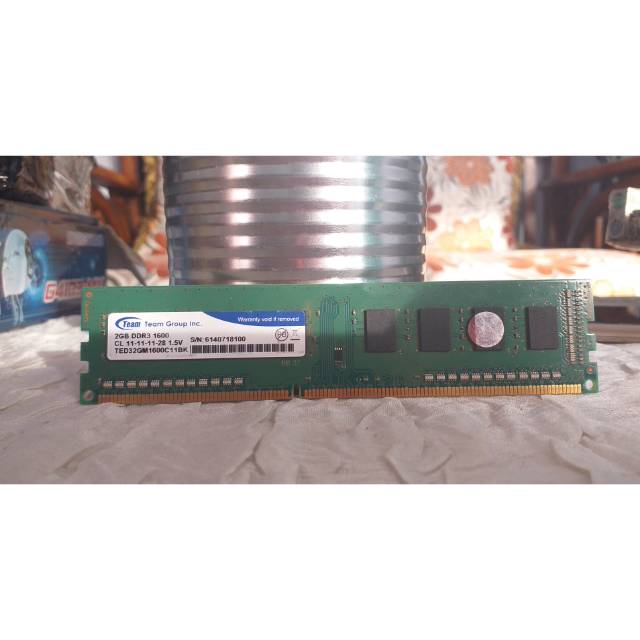 Ram ddr3 2 gb pc 1600