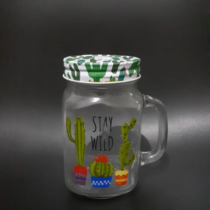 Mug cactus glass Informa