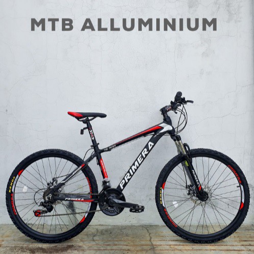 Sepeda Gunung MTB Alloy Primera - Merah