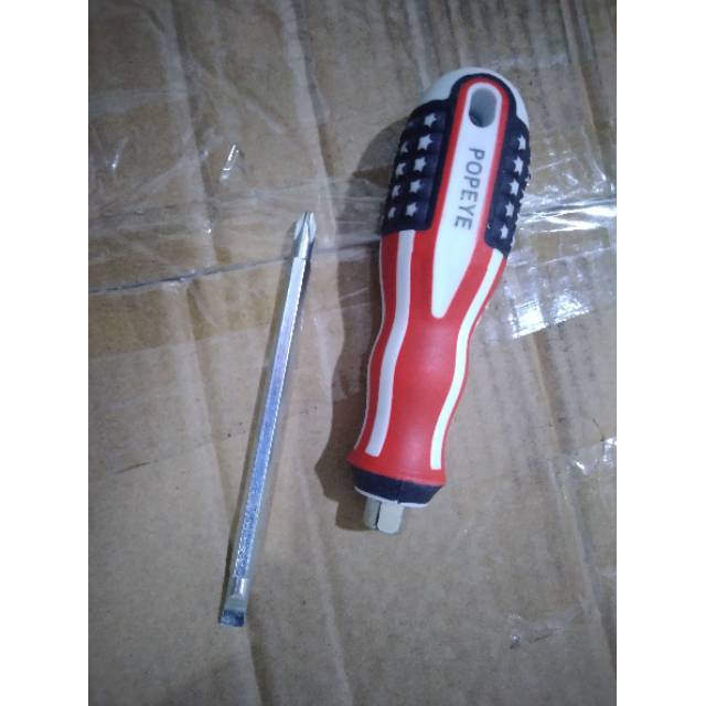 Obeng Amerika BB Bolak Balik USA Plus Minus 4inch