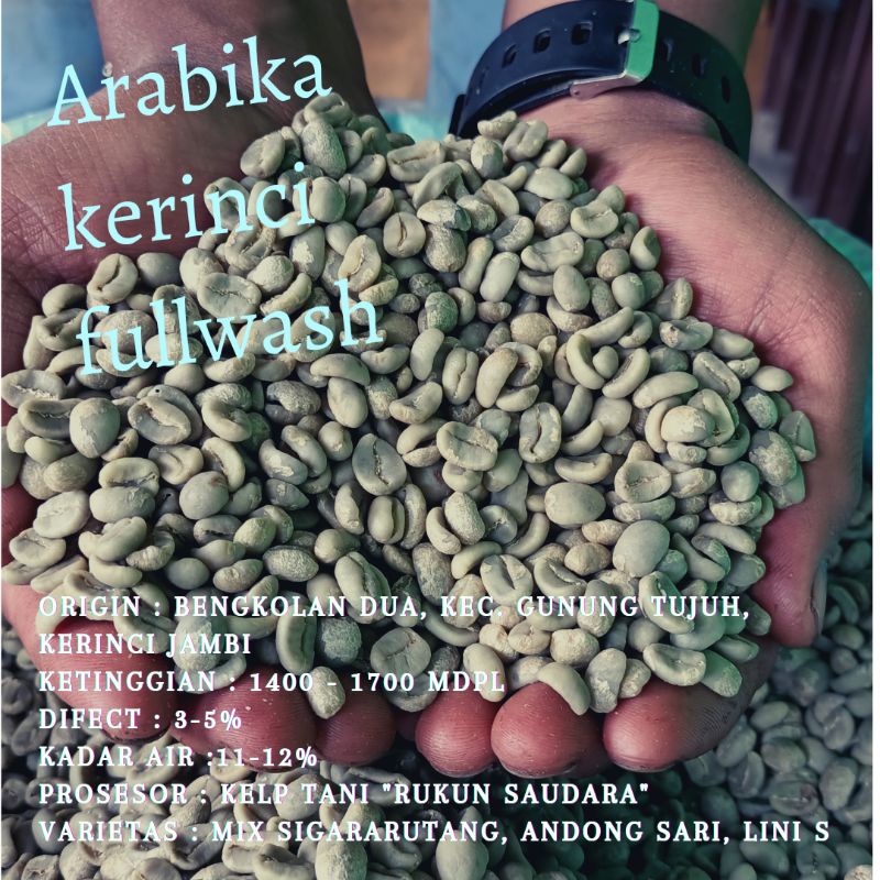 

greenbean arabika kerinci FULLWASH