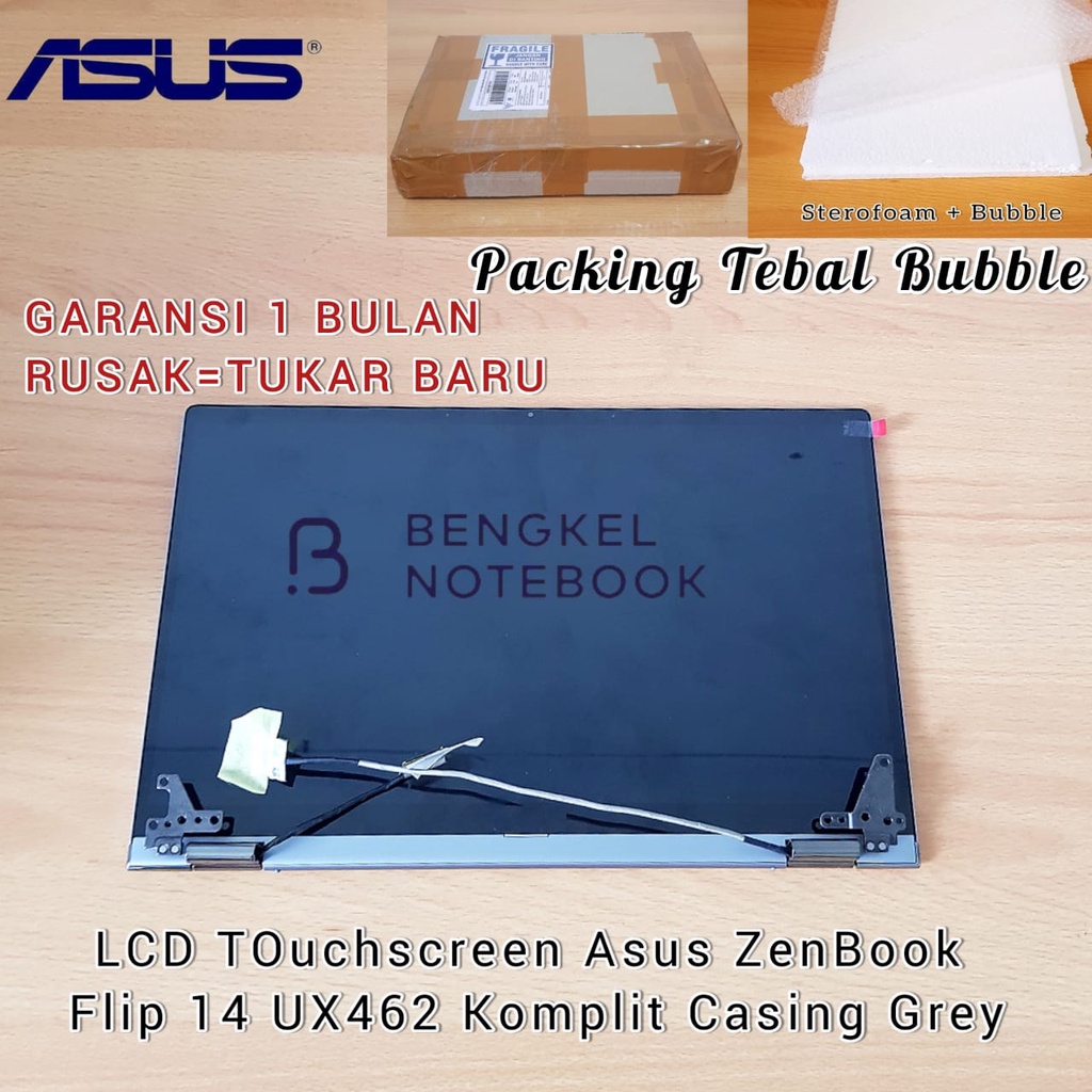 LCD Touchscreen Asus ZenBook Flip 14 UX462 UX462DA UX462FA UM462D UM462DA UM462 Komplit Casing